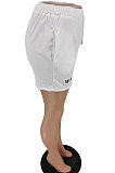 Fashion Casual Pure Color Printing Shorts PU6069