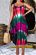 Casual Irregularity Sling Print Loose Dress CM2116