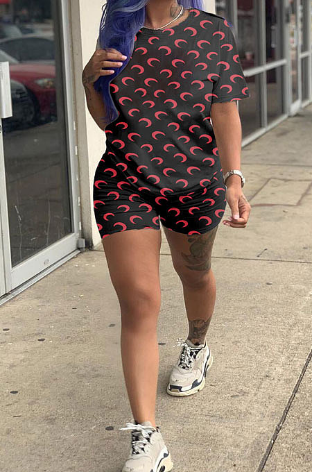 Digital Printing Trendy At Home Casual Shorts Sets YX9269