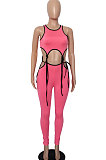 Casual Trendy Pure Color Sexy Pants Sets YMM9060