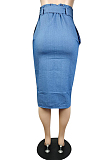 Culitvate One's Morality Open Fork Package Hip Skirts E8586