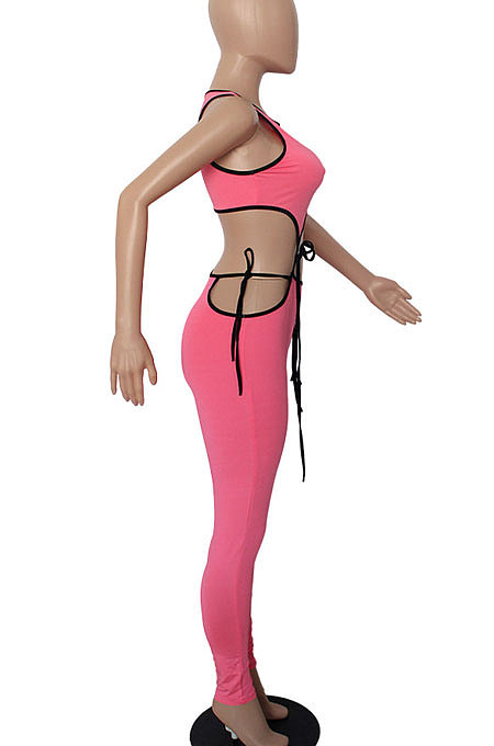 Casual Trendy Pure Color Sexy Pants Sets YMM9060