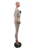 Euramerican New Style Sexy Print Long Sleeve Two Pieces Sets MLD5011