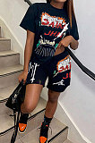 Trendy Printing Casual Shorts Sets GLS7003