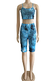 Euramerican Women Colorful Tie Dye Two-Piece WM2414