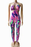 Night Club Sexy Tie Dye Sling Jumpsuit WM2148