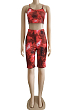 Euramerican Women Colorful Tie Dye Two-Piece WM2414