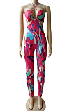 Night Club Sexy Tie Dye Sling Jumpsuit WM2148