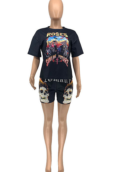 Printing Short Sleeve Two-Pieces GLS8127