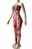 Night Club Sexy Tie Dye Sling Jumpsuit WM2148