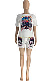 Printing Short Sleeve Two-Pieces GLS8127