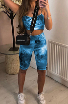 Euramerican Women Colorful Tie Dye Two-Piece WM2414