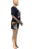 Printing Short Sleeve Two-Pieces GLS8127