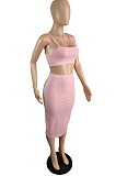 Fashion Sexy Sling Vest Tight Oen Pace Two-Piece JG029