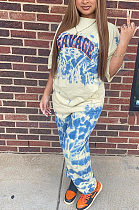 Hot Style Printed Monogrammed Bunched Leg Pants MLD5029