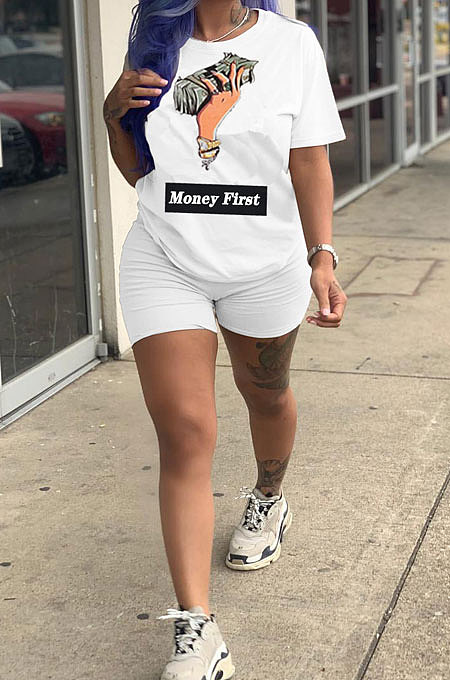 Trendy Casual Sport Women Shorts Sets LL6290