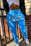 Casual Print Letter Fashion Sportswear Pants MLD5028