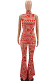 Fashion Casual Printing Sleeveless Two-Pieces AYA7007