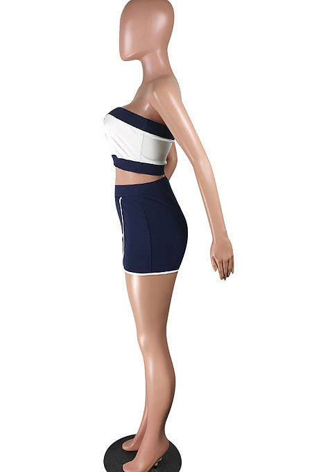 Sexy Casual Fashion Spliced Two-Pieces AYA7005