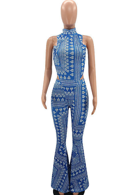 Fashion Casual Printing Sleeveless Two-Pieces AYA7007