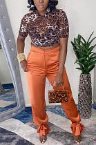 Casual Fashion Medium-Waist Leggings Casual Trousers MLD5022