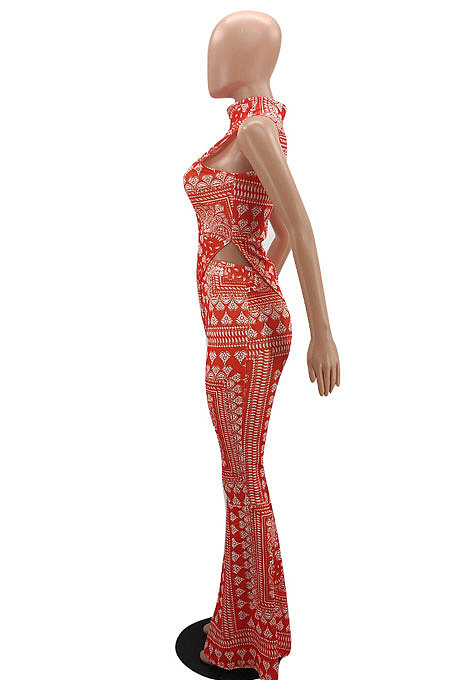 Fashion Casual Printing Sleeveless Two-Pieces AYA7007