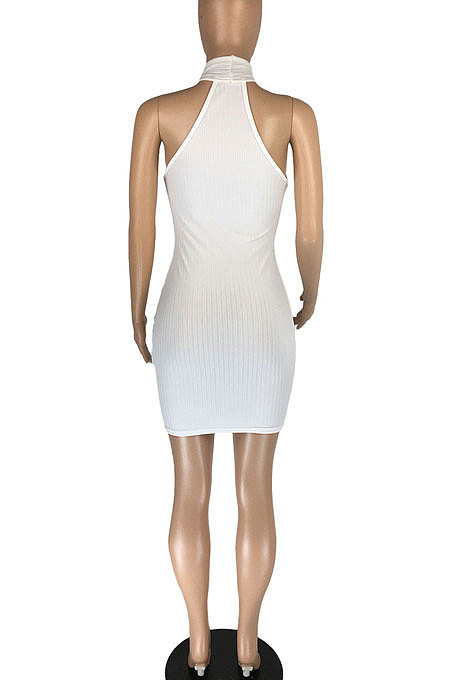 Casual Sexy Pure Color Mini Dress LL6321