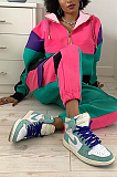 Multicolor Print Tie-Dyed Fashion Leisure Sports Two-Piece Set MLD5024