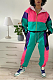 Multicolor Print Tie-Dyed Fashion Leisure Sports Two-Piece Set MLD5024