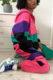 Multicolor Print Tie-Dyed Fashion Leisure Sports Two-Piece Set MLD5024