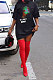 Womne Casual Printing Loose Mini Dress QQX1204