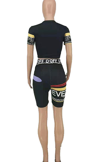 Personality Printing Casual Sport Shorts Sets AYW2106