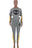 Casual Women Printing Winter Sport Pants Sets HG5296