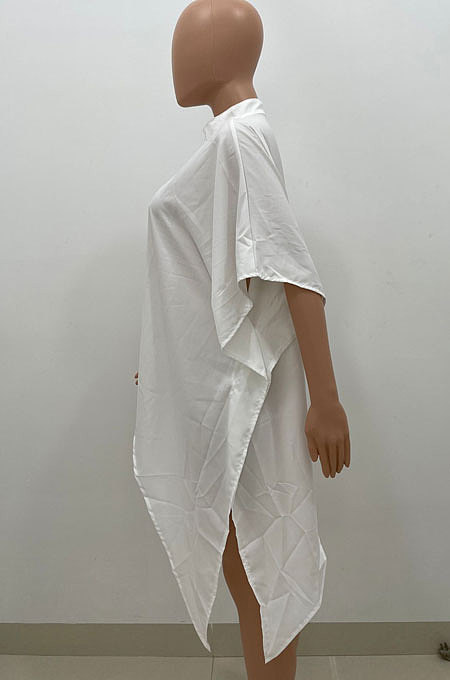 Irregularity Top Pure Color Fashion Loose Shirts AMW8311