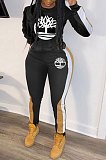 Casual Women Printing Winter Sport Pants Sets HG5296