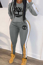 Casual Women Printing Winter Sport Pants Sets HG5296