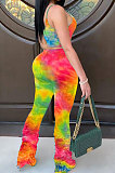 Sexy Printing Ruffle Pants Sets AMW8186