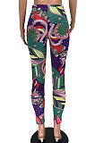 Printing Tight Carry Buttock Cultivate One's Morality Trendy Long Pants XXR2142