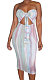 Strapless Bodycon Women Sexy Midi Dress XXR4029