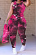 Waffle Yoga Suit Casual Vest Tie Dye Long Pants Two-Pieces Q831