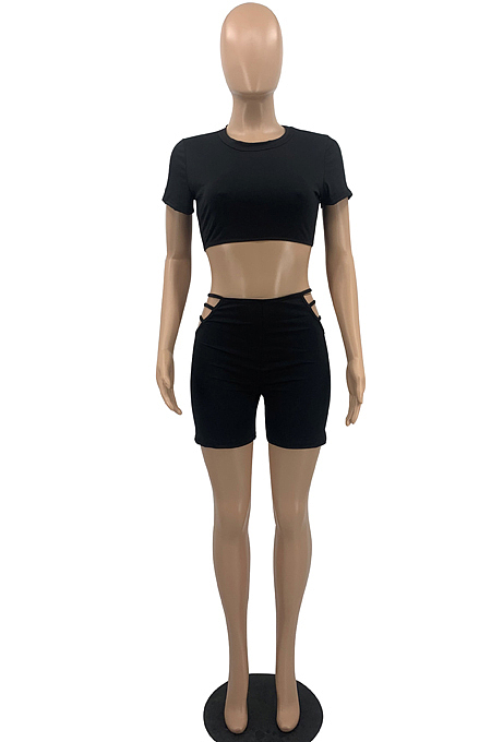Sexy Cultivate One's Morality Midriff Two-Piece PQ8036