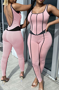 Sexy Cultivate One's Morality Package Buttocks Line Jumpsuits PQ8035