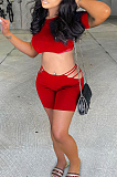 Sexy Cultivate One's Morality Midriff Two-Piece PQ8036
