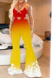 Personality Gradual Change Sexy Stars Flare Leg Casual Jumpsuit  AYL2045
