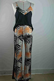 Digital Printing Gallus Sleeveless Trendy Casual Pants Sets SMX2022