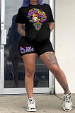 Fashion Printing Sport Casual Shorts Sets KY3072