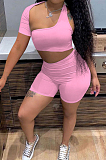 Fashion Sexy Women Hollow Out Pure Color Two-Piece MLL170