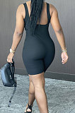 Women Pure Color Rubber String Sexy Cultivate One's Morality Romper Shorts MOL145
