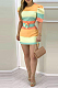 Euramerican Women Stripe Steel Ring Belt Dress BBN160