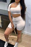 Fashion Sexy Women Hollow Out Pure Color Two-Piece MLL170
